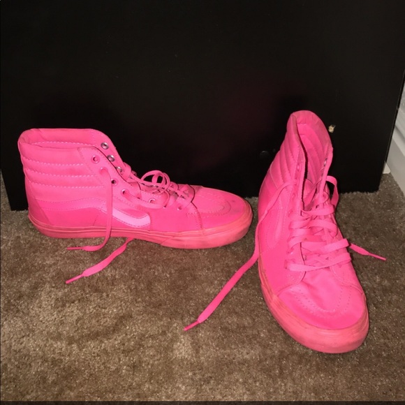 pink hightop vans